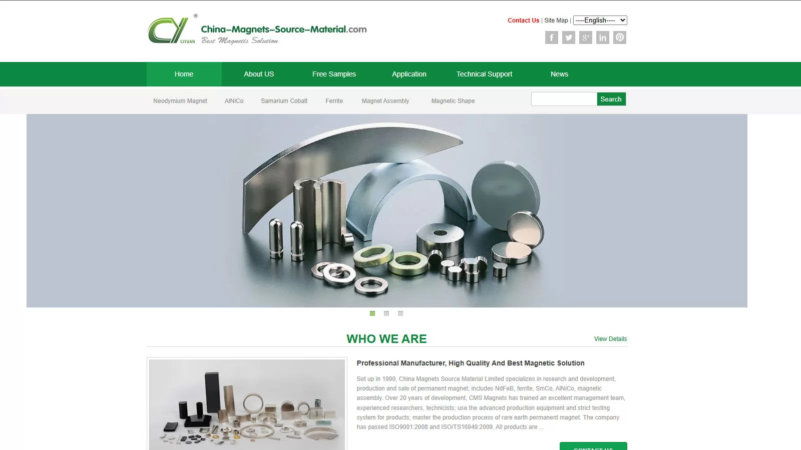 9. China Magnets Source Material Co.